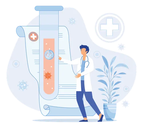 Laboratory Diagnostic Service  Illustration