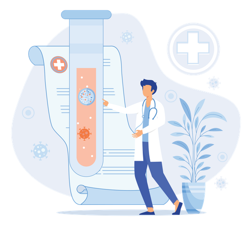 Laboratory Diagnostic Service  Illustration