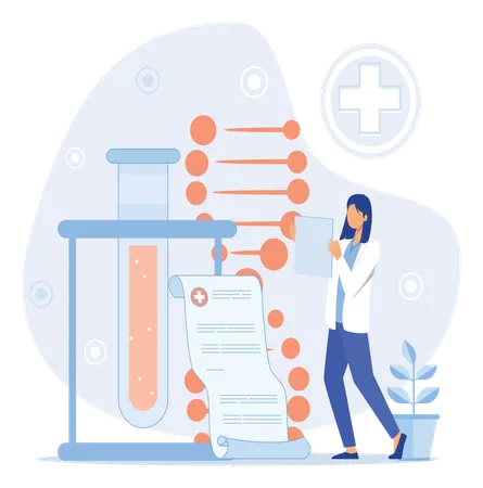 Laboratory Diagnostic Services  Illustration