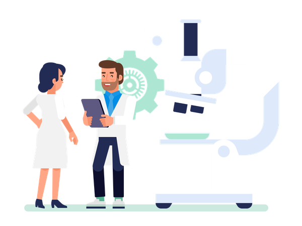 Laboratory diagnostic services  Illustration