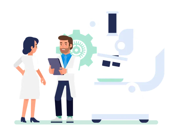 Laboratory diagnostic services  Illustration