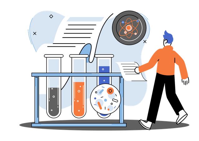 Laboratory diagnostic services  Illustration