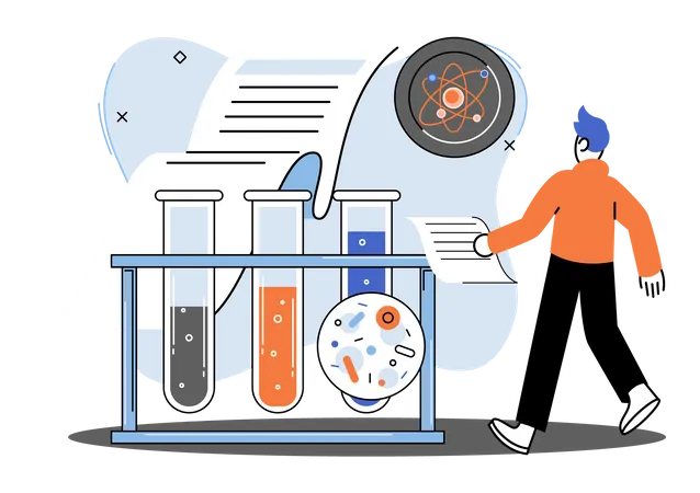 Laboratory diagnostic services  Illustration