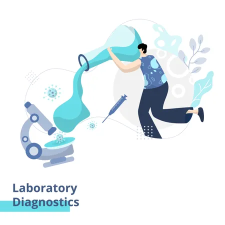 Laboratory Diagnostics Illustration