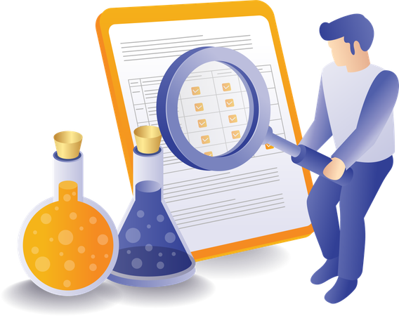 Laboratory Experiment Data  Illustration