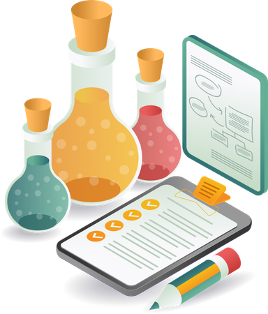 Laboratory experiment results  Illustration