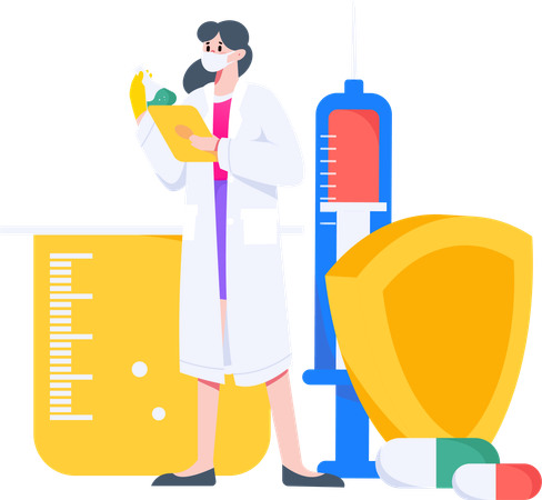 Laboratory Research  Illustration