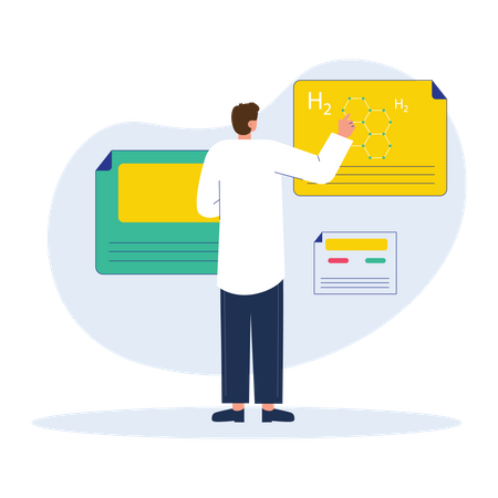 Laboratory research  Illustration