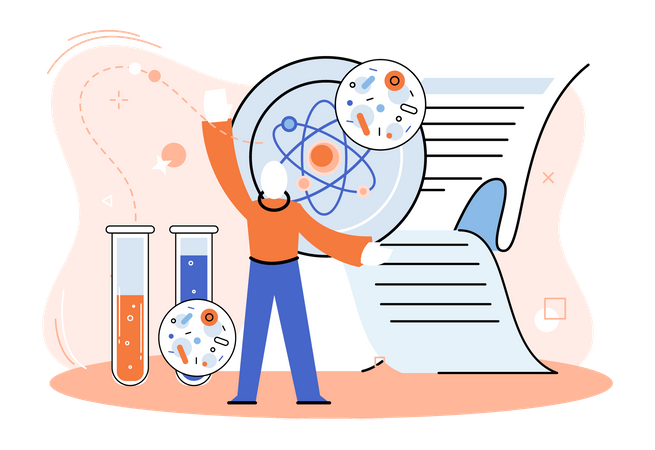 Laboratory research report  Illustration