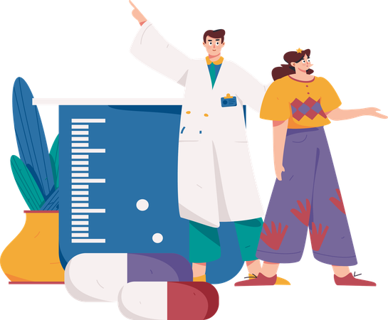 Laboratory Technician  Illustration