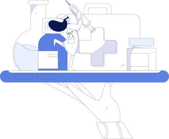 Laboratory Technician  Illustration