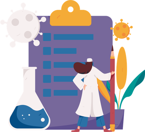 Laboratory Technician  Illustration