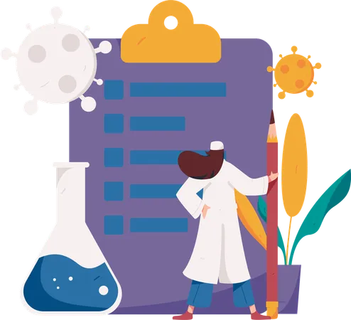 Laboratory Technician  Illustration