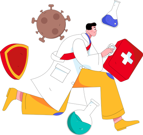 Laboratory Technician  Illustration