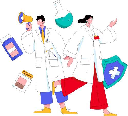 Laboratory Technician  Illustration