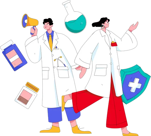 Laboratory Technician  Illustration