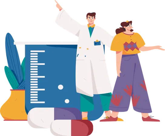 Laboratory Technician  Illustration