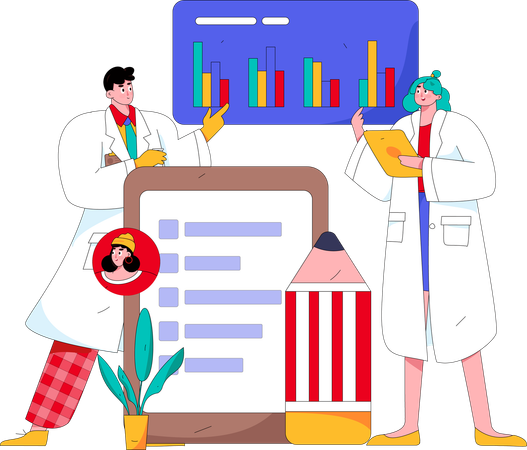 Laboratory Technician  Illustration