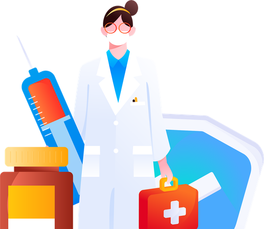 Laboratory Technician  Illustration