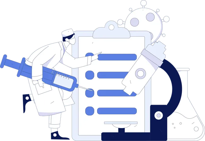 Laboratory Technician  Illustration