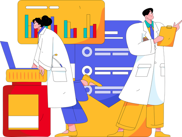 Laboratory Technician  Illustration