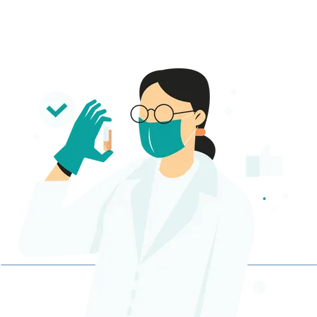 Laboratory test  Illustration
