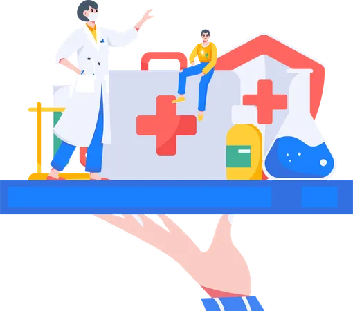 Laborforschung  Illustration