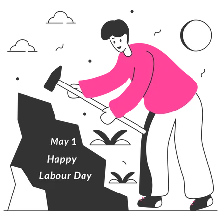 Labor Day Illustrations Illustration