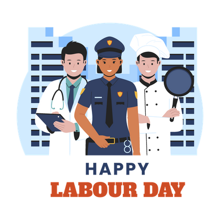 Labour day  Illustration