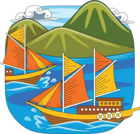 Labuan Bajo  Illustration