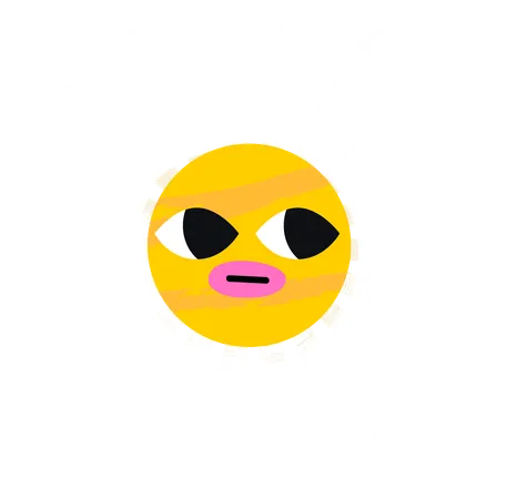 Lächeln-Blumen-Emoji  Illustration