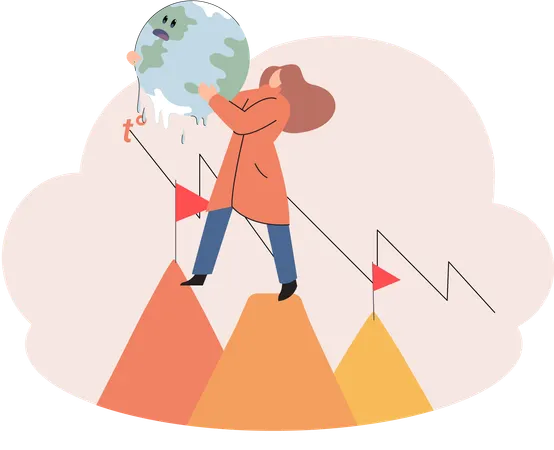 L'activité humaine entraîne des problèmes environnementaux  Illustration