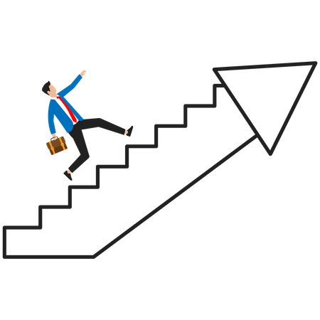 Ladder Of Success  Illustration