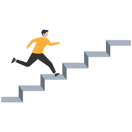 Ladder of success  Illustration