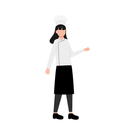 Lady Chef  Illustration