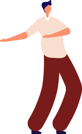Lady Dancing Illustration