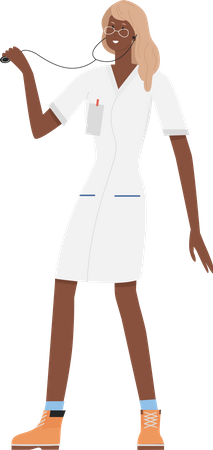 Lady doctor  Illustration