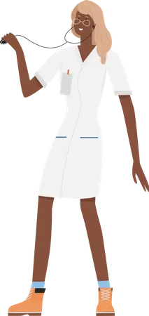 Lady doctor  Illustration