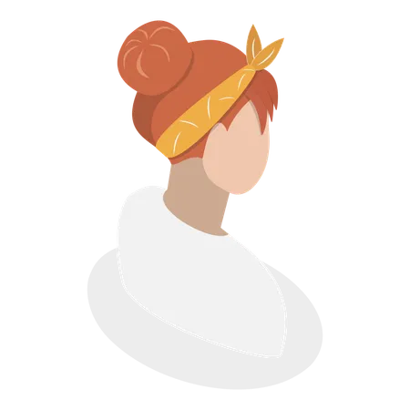 Lady Hairstyles  Illustration