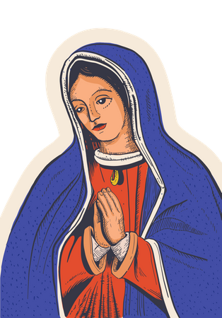 Lady of Guadalupe  Illustration