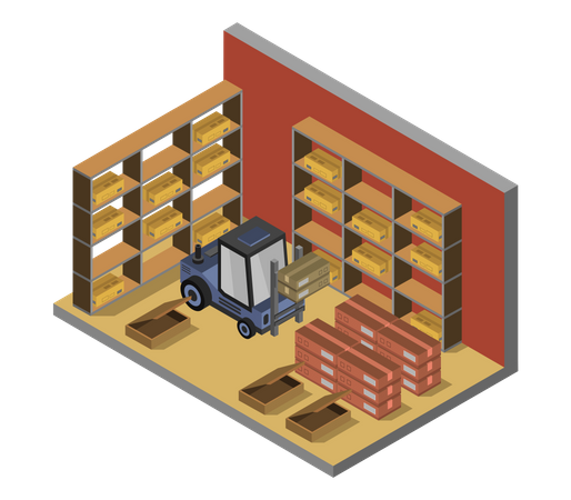 Lagerhaus  Illustration