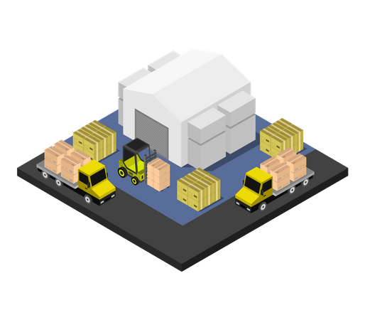 Lagerhaus  Illustration