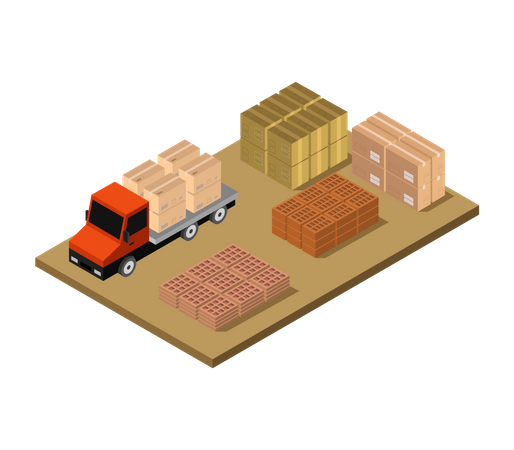 Lagerwagen  Illustration