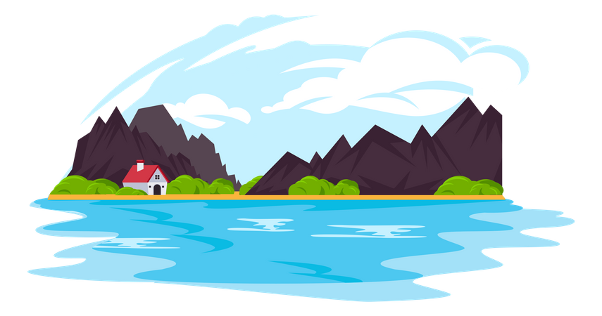 Lake House  Illustration