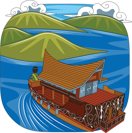 Lake Toba  Illustration