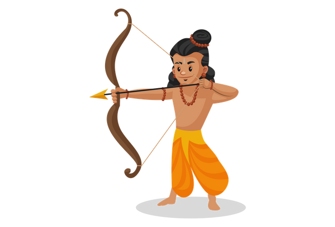 Flèche de tir de Lakshmana  Illustration
