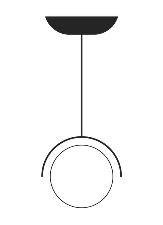 Lamp hanging  Illustration