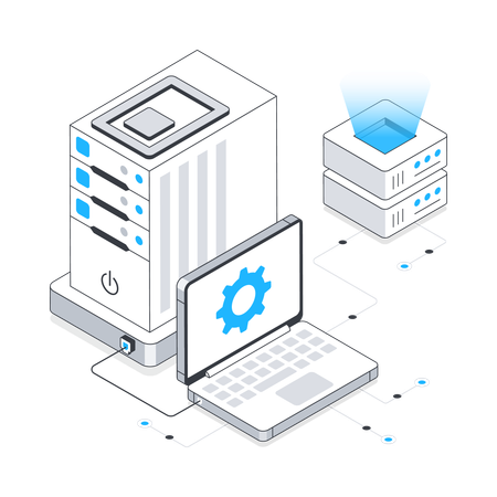 Lan network  Illustration