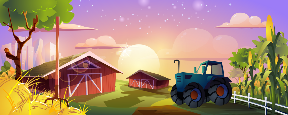 Landwirtschaft  Illustration