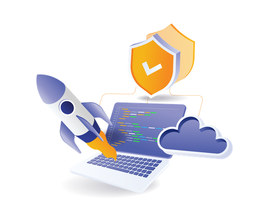 Language Data Security  Illustration